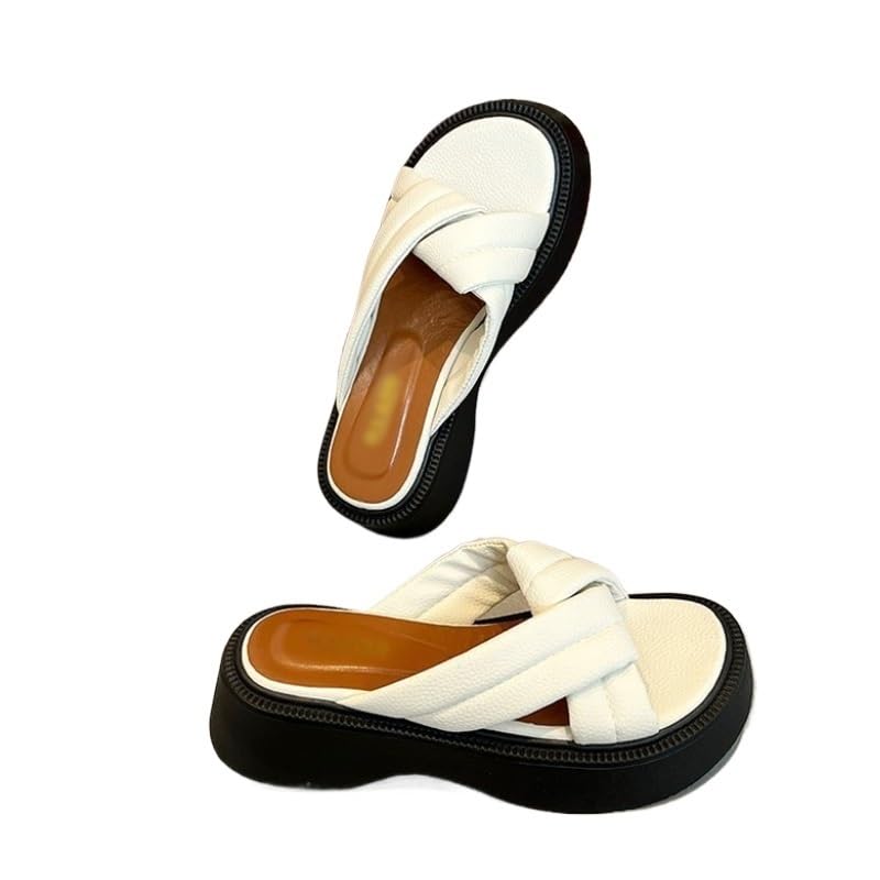 HBJWOV Thick Soled Slippers for Women Wearing Fish Mouth Sandals for Foreign Trade Sandals for Women2
