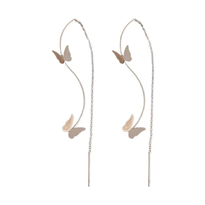 See full amazon price history chart for El Regalo Butterfly Threader Earrings- Needle Thread Butterfly Long Tassel Earrings for Girls & Women (Silver) El Regalo Butterfly Threader Earrings- Needle Thread Butterfly Long Tassel Earrings for Girls & Women (Silver) (B0CVB653JS) Amazon Price History, Amazon Price Tracker