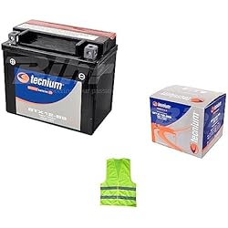 Bateria Moto 10 Amperios Moto Sport World Kawasaki 800 VN Vulcan 2004 año Batería YTX12-BS TECNIUM (BTX12-BS) Baterías de 10 amperios 12 V lista para usar ya cargada 150 x 87 x 130 mm
