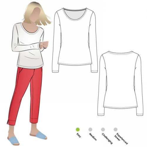 Style Arc Sewing Pattern Susan Knit Top