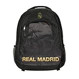 Icon Sports Mochila premium oficialmente licenciada pela Fan Shop da Liga dos Campeões da UEFA Futebol Real Madrid, Cor do time, OSFM