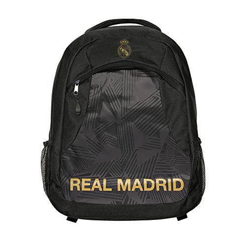 Icon Sports Mochila premium oficialmente licenciada pela Fan Shop da Liga dos Campeões da UEFA Futebol Real Madrid, Cor do time, OSFM