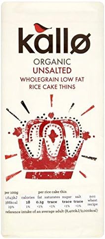 Organic Unsalted Rice Cake Thins - 130g