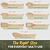 Wooden Utensil Set, Bamboo Utensils – 7 PCs Wood Spoons for Cooking, Easy to Clean, Sturdy, Lightweight & Heat Resistant #2