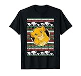Disney The Lion King Simba Ugly Christmas Sweater Holiday T-Shirt