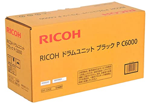 RICOH ドラムユニット ブラック P C6000 4個SET Amazon.co.jp: リコー 純正品 ドラムユニット P C6000 ブラック
