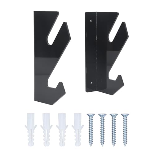 Lybunair Skateboard Rack for Wall - Acrylic Mount Display Rack, Skateboard Wall Mount Storager, High Load Beacircle Skateboard Holder for Snowboards Water Skis