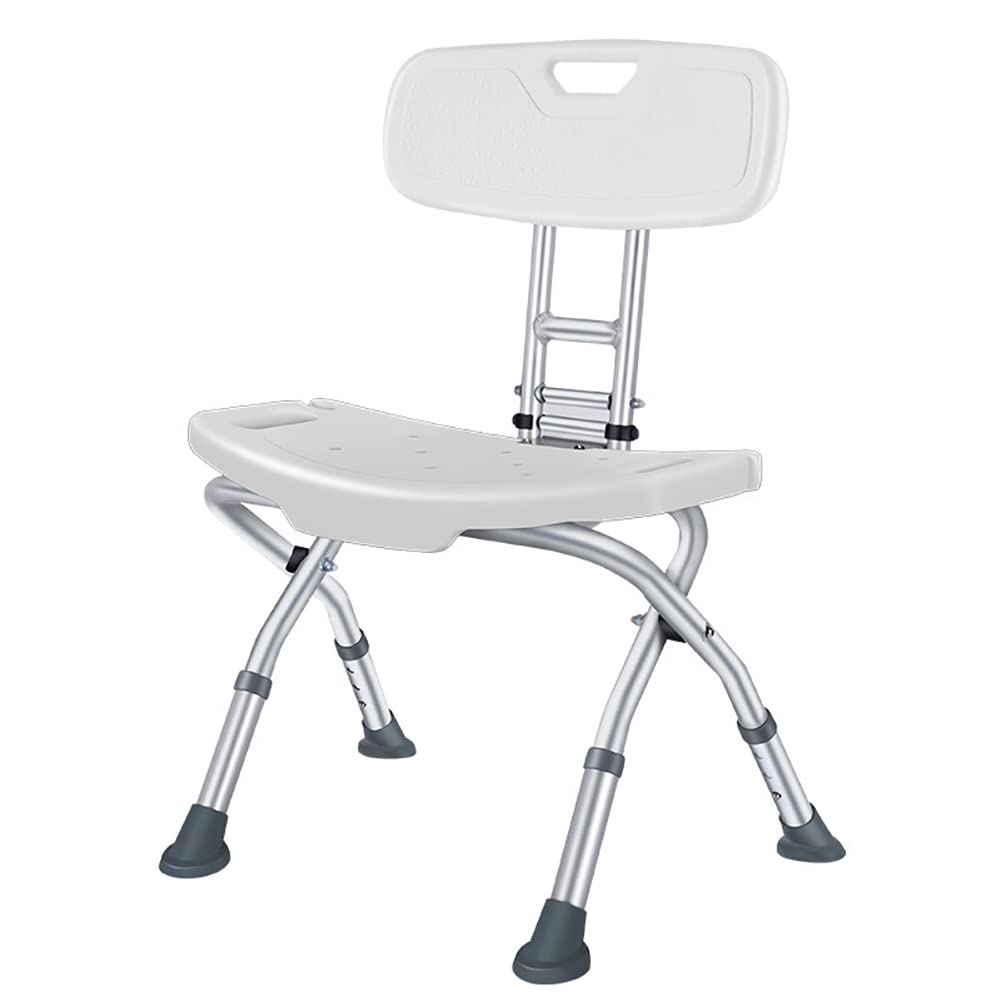 Buy Foldable Mobile Shower Chair, Height Adjustable Portable Bathroom