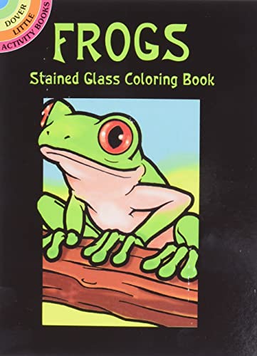 Frogs Stained Glass Coloring Book (Dover Stained Glass Coloring Book) #TOP23