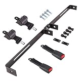10L0L Universal 2 Passenger Golf Cart Seat Belt Bracket Kit for EZGO, Club Car, Yamaha, Fits Front R