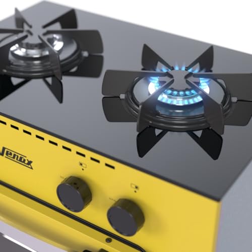 FOGAO A GAS MINI COOK 2 Q AMARELO GAS GLP