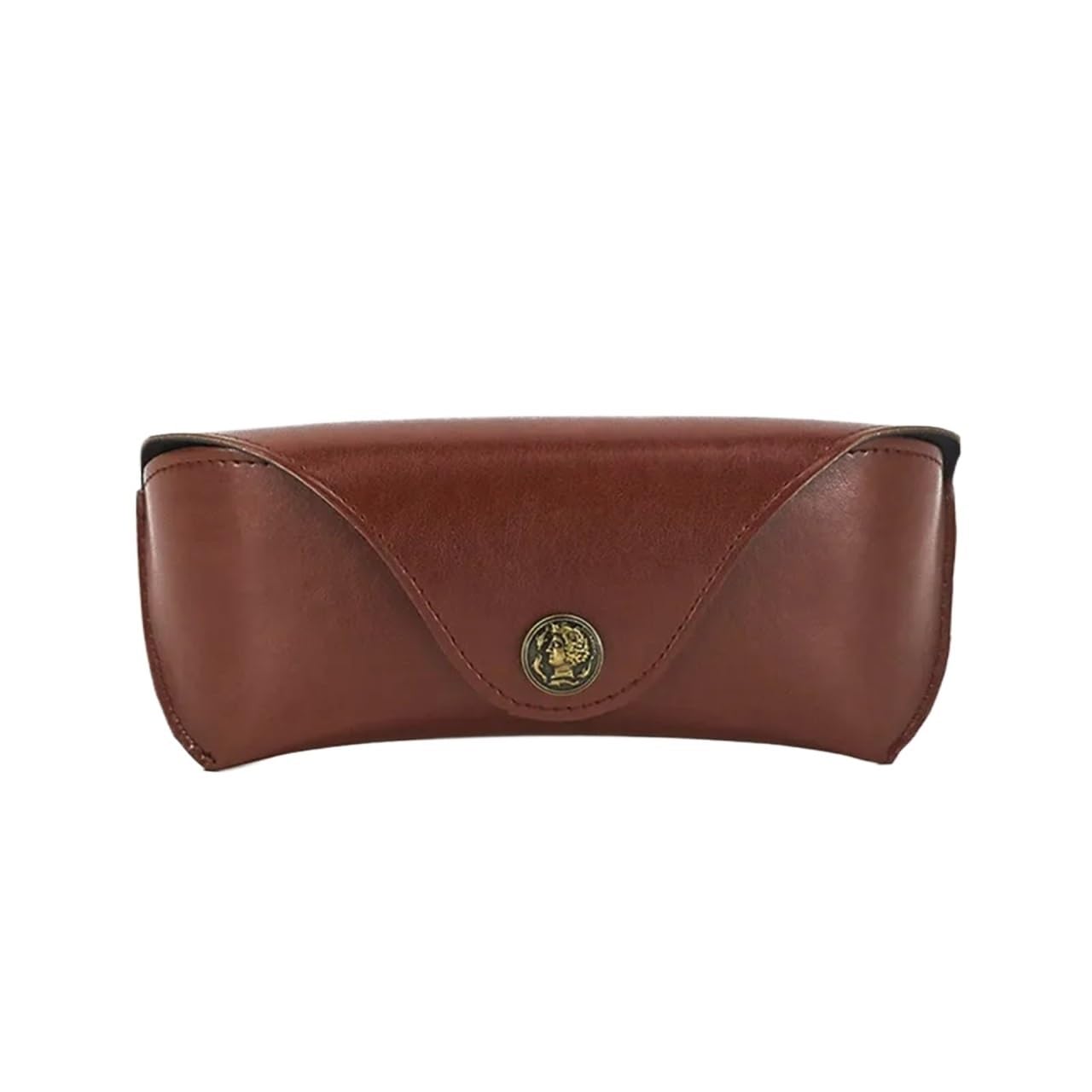 Custodia for occhiali in morbida pelle da 2 pezzi Scatola porta protettivi for vista unisex portatili Per Donna