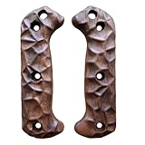 Royalcurl walnut scales handles compatible with Ka-Bar Becker bk-2, bk-7, bk-9, etc models knife