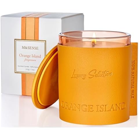 M&SENSE Orange Island Soy Candle Cover