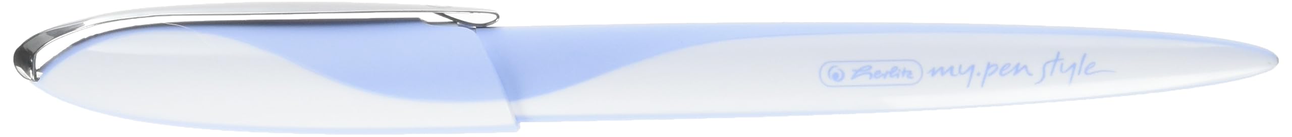Herlitz 11360294 Nicewriter Set my.​pen style - Pluma estilográfica, color azul claro