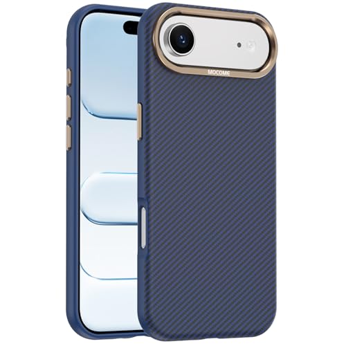 Coque iPhone Air 6.5 Protection Fine Antichoc Chute Cuir PU Bleu
