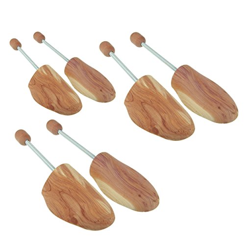 Max Basic Cedar hormas en madera de cedro, by MTS shoecare (Set 3 Pares), made in Germany
