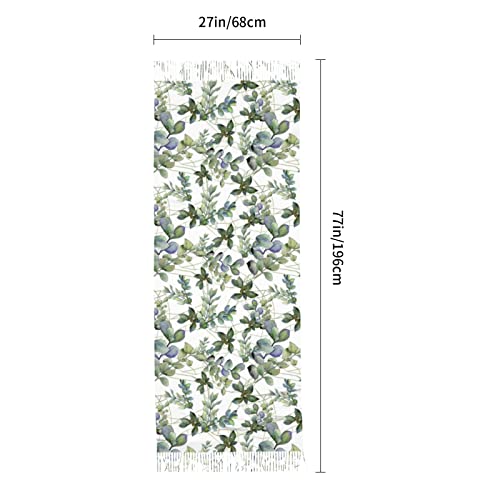 Écharpe chaude eucalyptus femme noire PSVOD balade hiver
