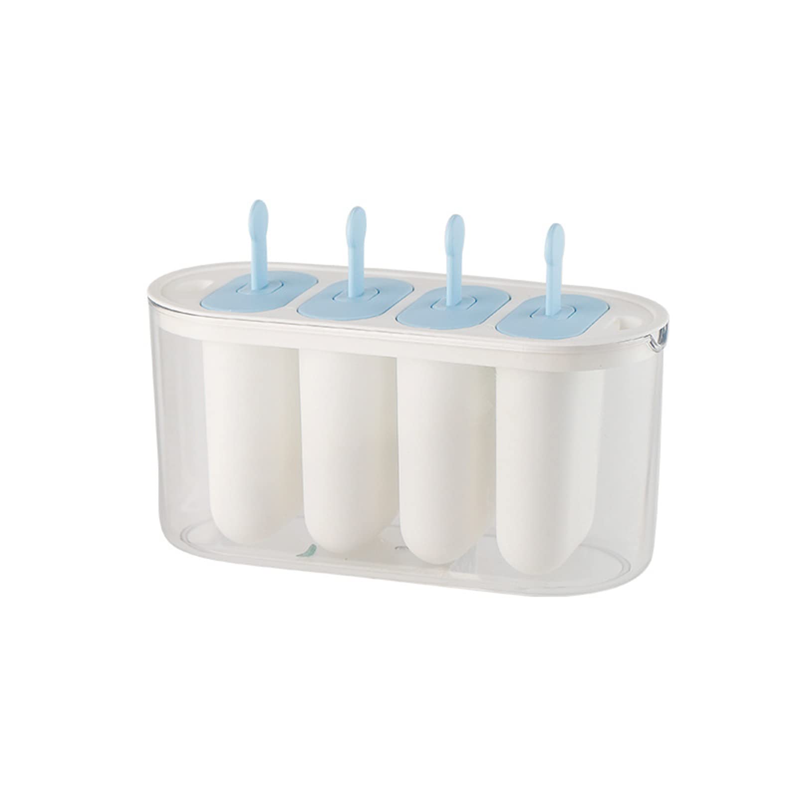 LiRRvb Homemade Popsicles Mold for Kid Snow Mountain Shape with Drip-Guards Holder Teething Popsicles for Toddler Molds