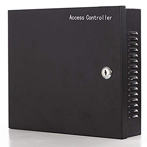 MENGQI-CONTROL Single Door Access Control System Core Control with Metal 110V-240V Power Supply Box TCP/IP Network Access Control Panel Wiegand Controller,Computer Based Software,Remote Open