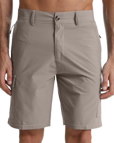 Image of Men's Lightweight Hiking Work Cargo Shorts 9 inch-5 Pockets