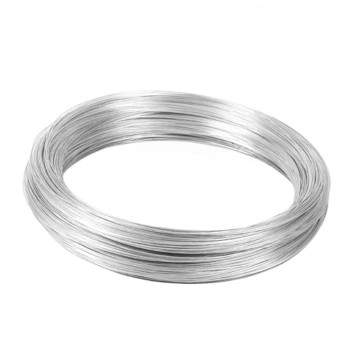 30m Roll FULLY Galvanised Garden Wire 22 Gauge 0.86mm Flexible Picture Hanging Craft Fencing Trellis by Speedwellstar