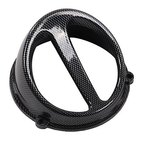 Cobertura Coletora De Ar Para Motocicleta, Ventilador De Refrigeração Do Motor, Estilo Fibra De Carb