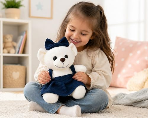 Image of Frock Doll Soft Toy 30-40 cm Cute Plush Doll with Dress | Girl Doll Toy for Kids | Soft Stuffed Doll for Gift & Home Decor