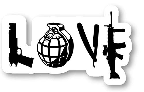 Military Love - Tactical stickers Window Truck Car Vinyl Bumper Sticker Decal 5''