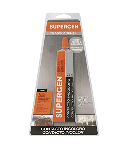 Tesa SUPERGEN Adhesivo de contacto, tubo de 75 ml (223562) (el empaque puede diferir)