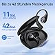EarFun OpenJump Bluetooth Open-Ear Kopfhörer, Hi-Res Audio, LDAC, Theatermodus, anpassbare Ohrbügel, 42 Std Akku, Kabelloses Laden, IPX7 Sportkopfhörer, Klare Anrufe mit KI, Spielmodus, Multipoint