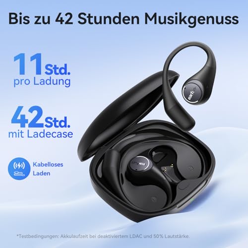 EarFun OpenJump Bluetooth Open Ear Kopfhörer, mit Ohrbügel, Leicht, Leicht – Ansicht 5