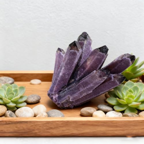Cristal de amatista morada premium en bruto de 900 gramos 7
