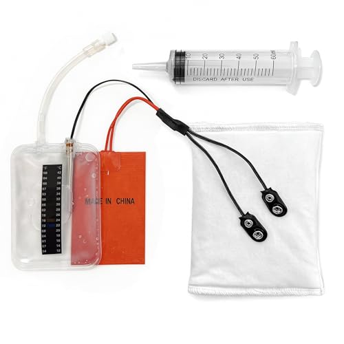 Electric Urine Warmer Urine Test Complete Kit with Temperature Sensor for Real-Time Monitoring and Visual Strip Maintains 37C/98.6F for Up to 4 Hours