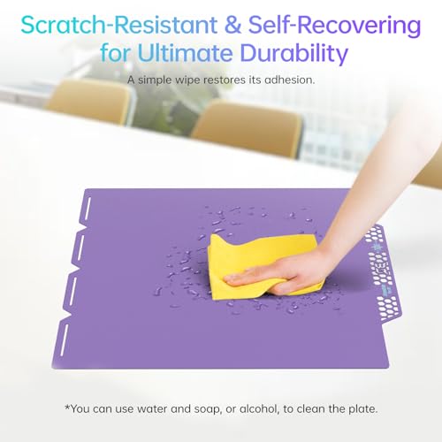 Image of BIQU CryoGrip Pro Glacier Purple Compatible with Snapmaker U1 3D Printer 276x304.5mm Panda Build Plate Double Sided Upgrade Plate Removable Surface Platform