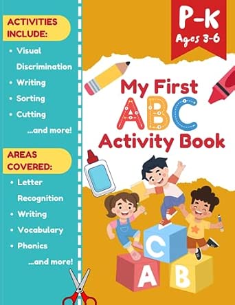 My First ABC Activity Book: Relucio, Fritzie: 9798853188679: Amazon.com ...