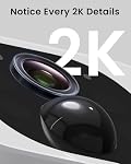 ANRAN Caméra de sécurité solaire sans fil extérieur - 2K HD pour la maison/la ferme/la maison de guerre, IP67 Imperméable avec Color Night Vision, PIR Détection humaine, 2-Way Parler, Fonctionne avec Alexa, Panneau solaire embarqué