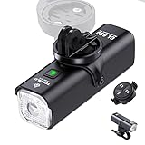 自転車 ライト 大容量2000mAh 600ルーメン 充電式 ロードバイク ライト「ハンドバー上/下に取付可能＆リモコン制御可能」 自転車ヘッドライト GOPROマウント付き ３つ調光モード 高輝度IPX6防水 防振 アルミ合金製 クロスバイク ライト 自転車用ライト ヘルメット ロードバイク ライト 懐中電灯兼用 停電対応 地震対策 登山 夜釣り 日本語説明書付き