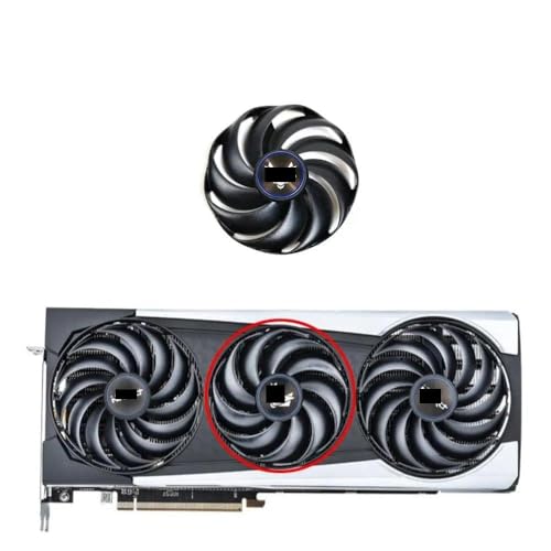 Ventilador GPU Sapphire RX 6900 XT Compatible NITRO+ 87mm 95
