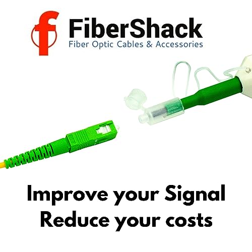 Fibershack - 2.5mm SC Fiber Cleaner Pen - 5 Pack - FC & ST Fiber Optic Cleaning Pen - 800+ ST Fiber Cleaner Pen & Fiber Optic Connector Cleaner with Added Protection Case