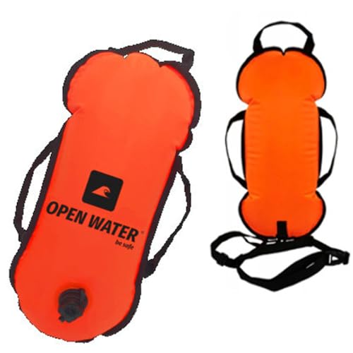 OpenWater Open Water Swimming Buoy Orange Boya de Seguridad, Unisex-Adult, Naranja, M