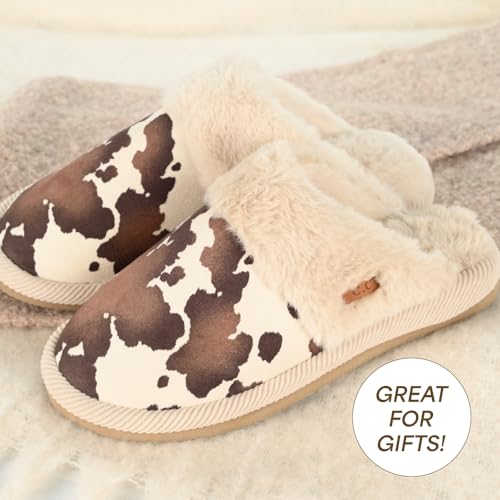 C.C Suede Faux Fur Lined House Indoor-Outdoor Slippers Slip-On for Women3
