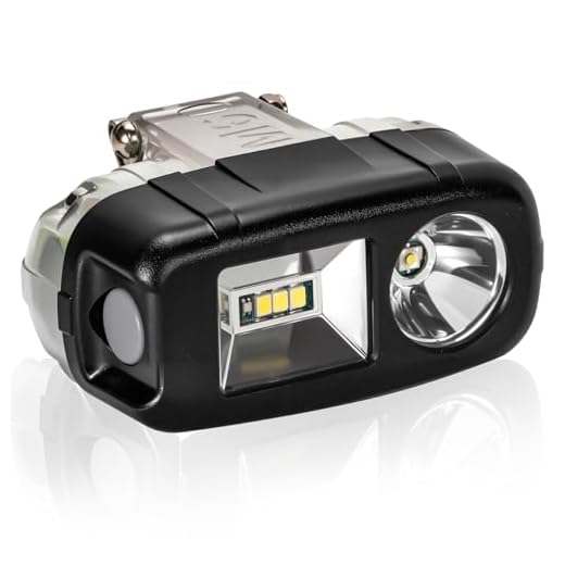 Yongkist Rechargeable LED Headlamp with Spotlight and Floodlight High Brightness Mining Headlamp Waterproof Hard Hat Light for Hunting, Camping, Night Work, Caving