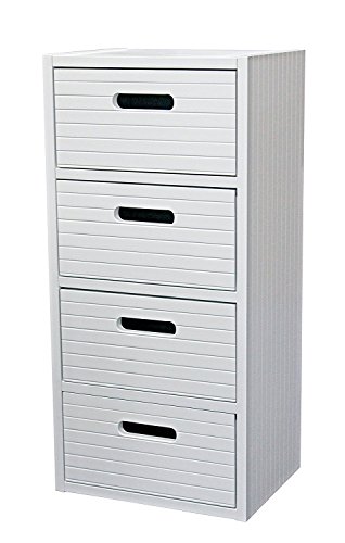 New White Wood Free Standing Bathroom Tidy Wide Vanity Drawer Bedroom Storage Cabinet Bedside Unit