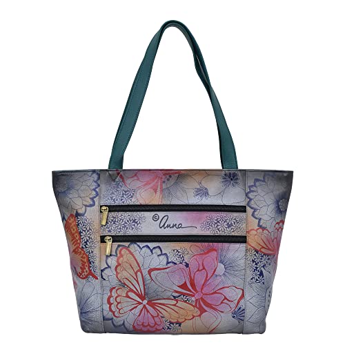 Bolso Tote Grande de Cuero Pintado a Mano para Mujer miniatura 3