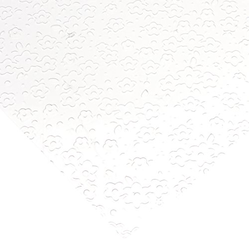 ADORNit 12 Sheets Crystalline Textured Acrylic Sheets Flowers, 12 x 12