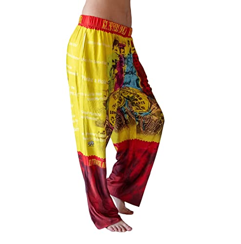 Collections Etc The Beatles Sergeant Pepper Album Cover Lounge Pants2