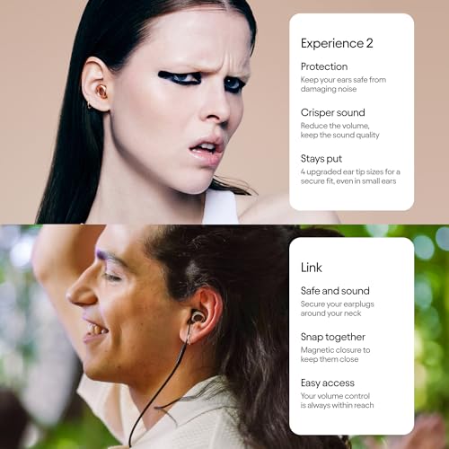 Image of Loop Experience Link Bundle - Reusable Ear Plugs for Concerts, Live Events, Festivals, Motorcycles, Noise Sensitivity & More | 18 dB Noise Reduction
