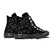 Converse Unisex Chuck Taylor All Star HI, Black/Gold/Egret, 7