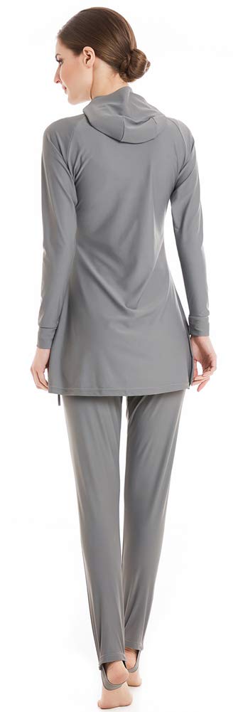 Costumi da Bagno Islamici Musulmani Donna Costume da Bagno Modesti Swimwear Hijab Burkini Copertura Completa Sportivo Abbigliamento